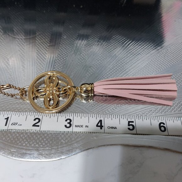Keychain Handbag Charm Keyring Leather Tassel Accessory - Picture 4 of 4